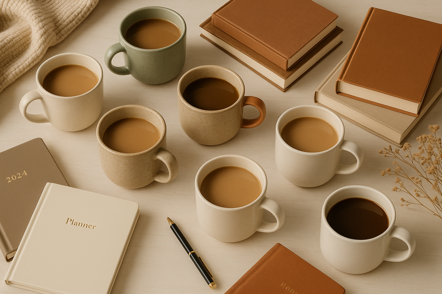 All Mugs, Books, Planners